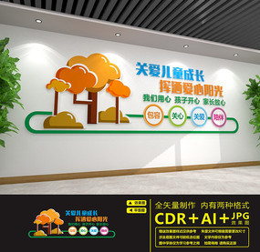 幼儿园公告栏校园文化墙展板